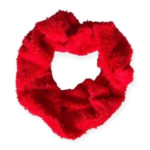 Ruyi Red Warm‎ Fuzy Cozy Infinity Wrap Scarf